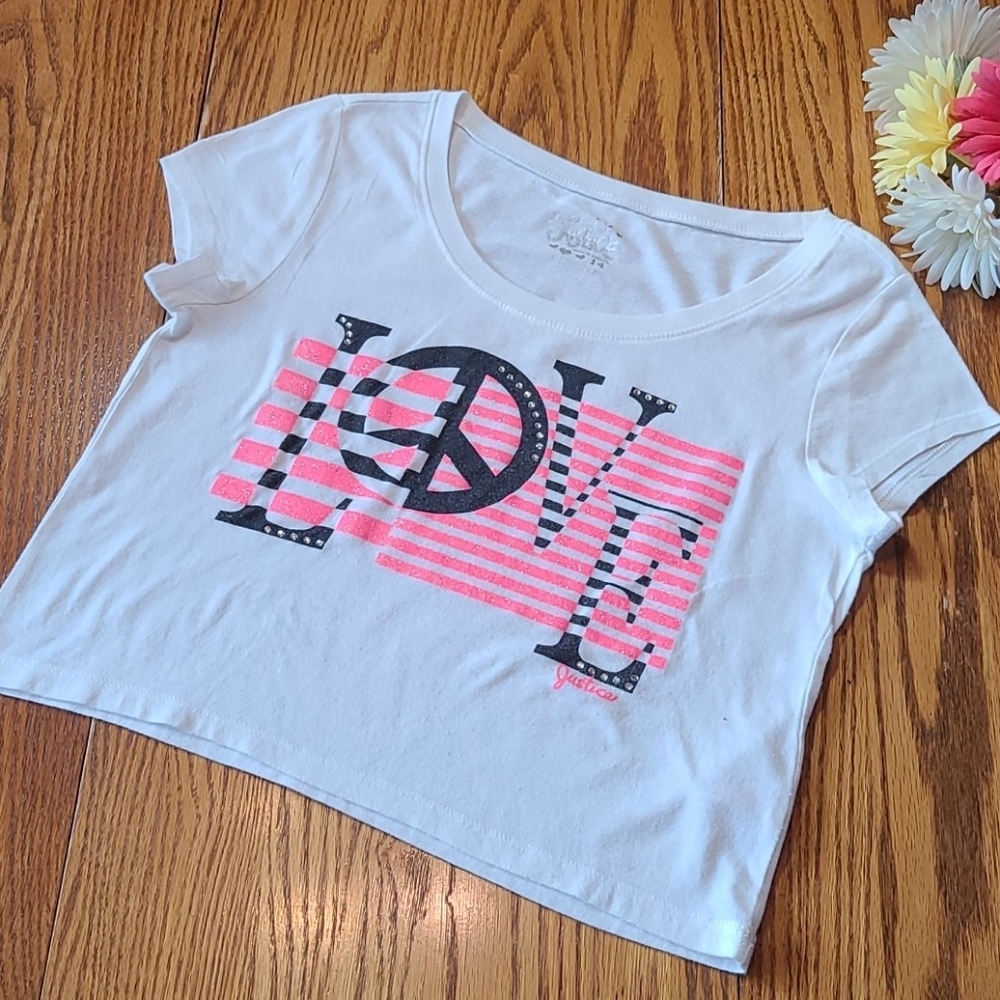 Justice cropped top